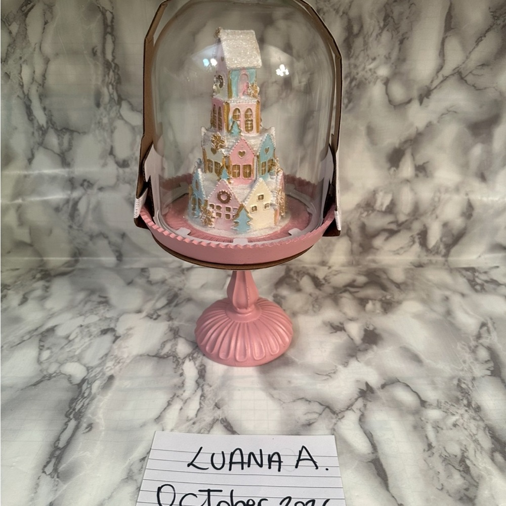 Pink and Gold Decorative Party Dome